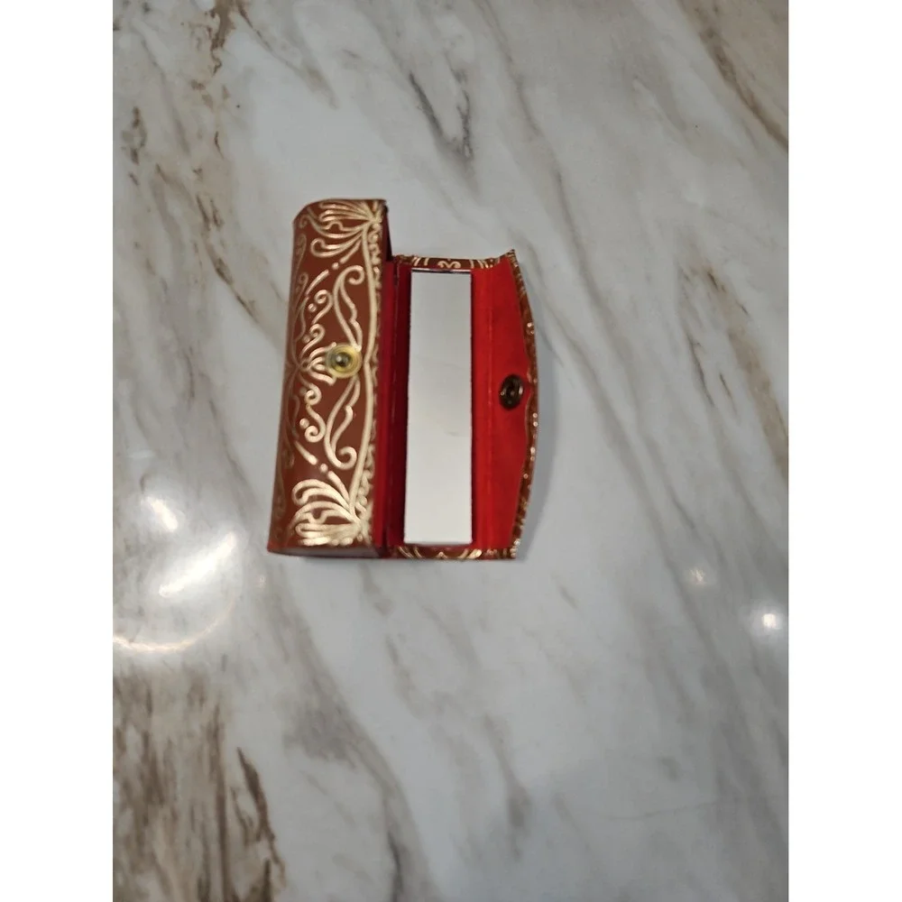 Vintage Lipstick Case with Mirror made in Fiocchi Italy
